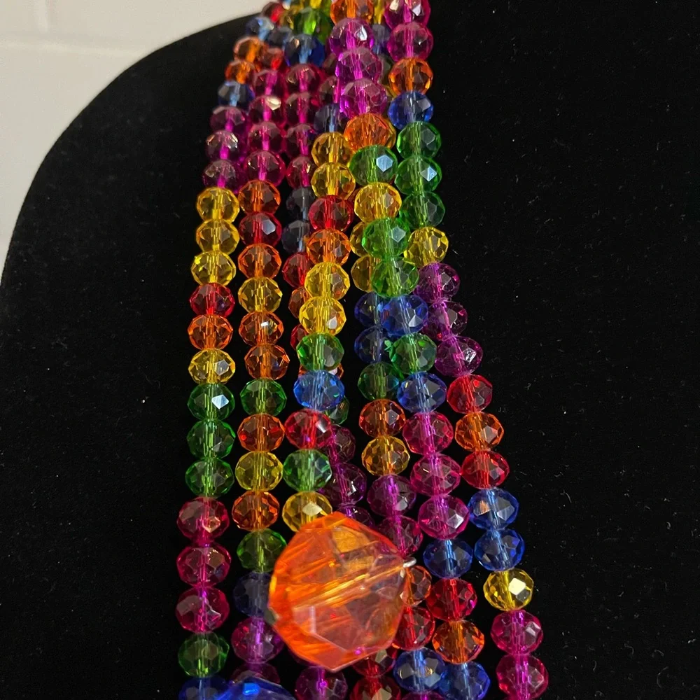 Sassy Jones Multicolor Beaded Necklace - Picture 2 of 9